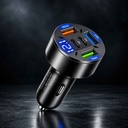 250W 5-Port Fast Car Charging Holder